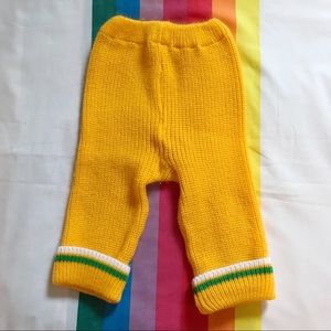 Vintage Handmade Knit Pants Toddler